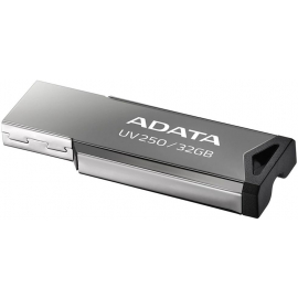 USB Zibatmiņa Adata UV250 2.0, Sudraba | Usb atmiņas kartes ➟ prof.lv