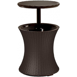 Dārza bārs Keter Cool Bar Rattan d49.5x57-82.5cm | Dārza bāri ➟ prof.lv