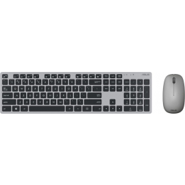 Asus W5000 Keyboard + Mouse RU/EN Black/Grey (90XB0430-BKM1V0) | Keyboards ➟ prof.lv