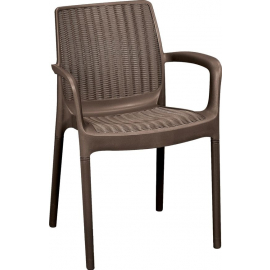 Keter Bali Mono Garden Chair 55x58.5x83cm, Brown (17190206) | Garden chairs ➟ prof.lv