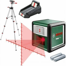 Bosch Quigo Plus Cross Line Laser Level, Laser Class - 2 (603663600) | Measuring, marking & levels ➟ prof.lv