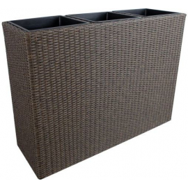 Puķu Kaste Home4You Wicker, 110x39x88cm, Brūns (35183) | Puķu kastes ➟ prof.lv