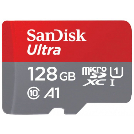 Atmiņas Karte SanDisk SDSQUAB Micro SD 150MB/s, Ar SD Adapteri Sarkana/Pelēka | Atmiņas kartes ➟ prof.lv