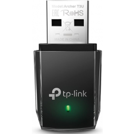 Bezvadu Adapteris TP-Link Archer T3U 867Mb/s, Melns | Bezvadu (wireless) adapteri ➟ prof.lv