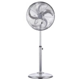 Grīdas Ventilators Nordic Home FT-564 Silver (7333048048905) | Gaisa ventilatori ➟ prof.lv