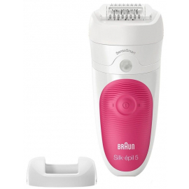 Epilators Braun SES 5500 White/Pink (4210201190530) | Epilatori ➟ prof.lv