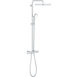 Grohe Tempesta Cosmo Cube 250 Shower System with Shower Thermostat, Hand Shower Tempesta Cosmo 100 II, Chrome (26689000) | Shower systems ➟ prof.lv