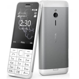 Mobilais Telefons Nokia 230 DS Sudrabs (A00026902) | Mobilie telefoni ➟ prof.lv