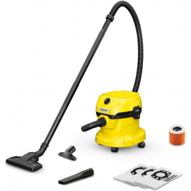 Karcher WD 2 Plus V-12/6/18/C Домашний пылесос для сбора строительной пыли Желтый/Черный (1.628-012.0) | Строительные пылесосы ➟ prof.lv