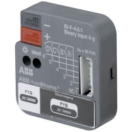 Abb FM BI-F-4.0.1 Binary Input 4-k Switch Black (2CDG510003R0011) | Smart switches, controllers ➟ prof.lv