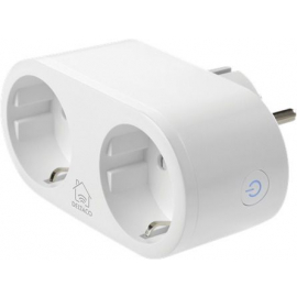 Viedā Rozete Deltaco Smart Home Plug SH-P02 White (7333048041968) | Viedās rozetes, pagarinātāji ➟ prof.lv