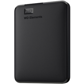 Ārējais Cietais Disks HDD Western Digital Elements Portable, 1TB, Melns (WDBUZG0010BBK-WESN) | Ārējie cietie diski ➟ prof.lv