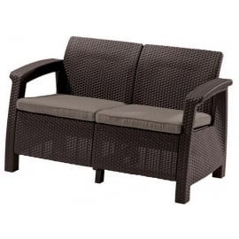 Dārza Dīvāns Keter Corfu Love Seat, 128x70x79cm | Dārza dīvāni ➟ prof.lv