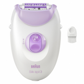 Epilators Braun SE3-000 Balts/Violets | Epilatori ➟ prof.lv