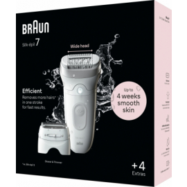 Epilators Braun SE7-041 Balts/Sudraba | Epilatori ➟ prof.lv