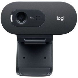 WEB Kamera Logitech C505, 1280x720 (HD), Melna (960-001364) | Web kameras ➟ prof.lv