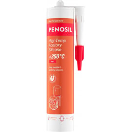 Karstumizturīgs Hermētiķis Penosil HighTemp Acetoxy Silicone 250'C 300ml, Sarkans (H4539) | Silikoni, akrili, hermētiķi ➟ prof.lv