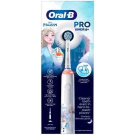 Elektriskā Zobu Birste Oral-B Pro 3 Junior Frozen Junior 6+ Balta | Piegāde ar pakomātu ➟ prof.lv