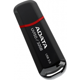 USB Zibatmiņa Adata UV150 3.0, Melna | Usb atmiņas kartes ➟ prof.lv