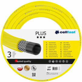 Cellfast Plus Dārza Šļūtene 50m 12.7mm Dzeltena (9990612816469)
