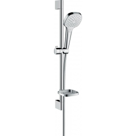 Душевой комплект Hansgrohe Croma Select E Vario, цвет Хром/Белый, высота 65 см (26586400) | Hаборы для душа ➟ prof.lv