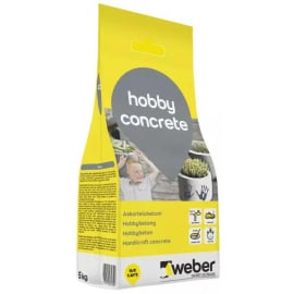 Cementa Java Rokdarbiem Weber HobbyConcrete 5kg (1013722) | Cements / betons ➟ prof.lv