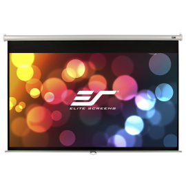 Projektora Ekrāns Elite Screens Manual Series M119XWS1 302.26cm 1:1 Balts (M119XWS1) | Projektoru ekrāni ➟ prof.lv