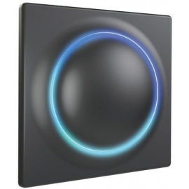 Fibaro Walli Switch FGWDSEU-221 Wall Switch Black (FGWDSEU-221-8) | Smart switches, controllers ➟ prof.lv