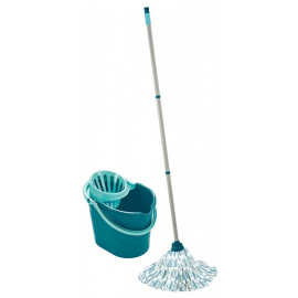 Grīdas Slotas Komplekts Leifheit Classic Mop 27cm Pelēka, Zaļa (1056792) | Grīdas slotas un birstes ➟ prof.lv