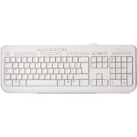 Microsoft Wired Keyboard 600 Keyboard US White (ANB-00032) | Keyboards ➟ prof.lv