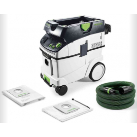 Пылесос для строительных работ Festool CTL 36 E AC, черный/белый/зеленый (574958) | Строительные пылесосы ➟ prof.lv