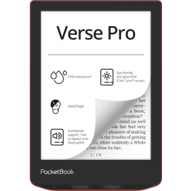 E-Grāmatu Lasītājs PocketBook Verse Pro 16GB Sarkans (PB634-3-WW) | E-grāmatu lasītāji ➟ prof.lv