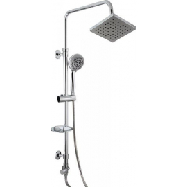 Rubineta Scudo Shower System Grey/Chrome (174310) | Shower systems ➟ prof.lv