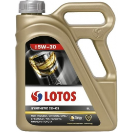 Lotos Synthetic C2+C3 Synthetic Engine Oil 10W-40, 5l (LOTTC5W/30C/5) | Lotos ➟ prof.lv