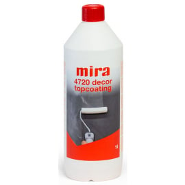 Pārklājums 6820 Micro Dekoram Iekštelpām Mira 4720 Decor Topcoating, Caurspīdīgs, 1l (5701914472000) | Mikrocements ➟ prof.lv