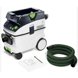 Пылесос для ремонта Festool CTL 36 E AC Renofix, черный/белый/зеленый (575842) | Строительные пылесосы ➟ prof.lv