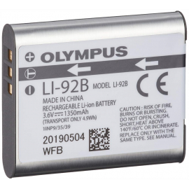 Akumulators Kamerām Olympus LI-92B 1350mAh, 3.6V (V6200660E000) | Foto un video aksesuāri ➟ prof.lv