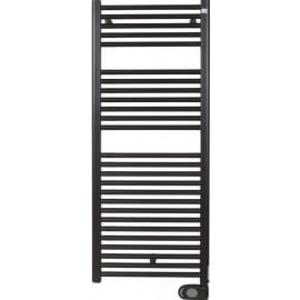 Zehnder Aura Electric Towel Radiator 1226x500mm, Matte Black (PBEBZ-120-50/MQ) | Zehnder ➟ prof.lv