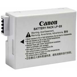 Akumulators Kamerām Canon LP-E8 1120mAh, 7.2V (4515B002BB) | Foto un video aksesuāri ➟ prof.lv