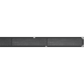 Ливневая решетка Aco Showerdrain C Tile для душевого канала, 685x62 мм, черная (9010.88.82) | Трапы канализационные ➟ prof.lv