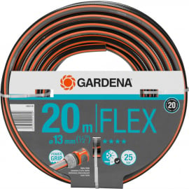 Šļūtene Gardena Flex, Melna/Oranža | Dārza šļūtenes ➟ prof.lv