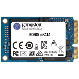 SSD Kingston KC600, mSATA, 550Mb/s | Cietie diski ➟ prof.lv