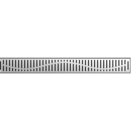 Aco Showerdrain C Wave Ливневка душевая (канальная) решетка 785x62мм, Нержавеющая сталь (9010.88.62) | Трапы канализационные ➟ prof.lv