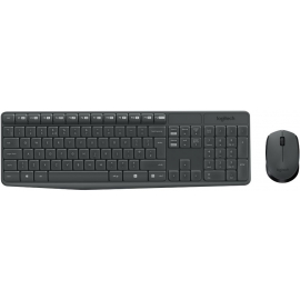 Logitech MK235 Keyboard + Mouse RU/EN Black (920-007948) | Keyboards ➟ prof.lv