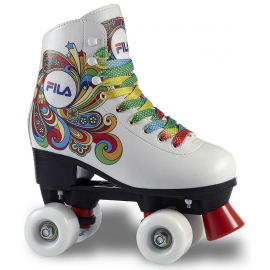 Fila Bella Kids' Roller Skates White/Red/Yellow/Green | Delivery by parcel ➟ prof.lv