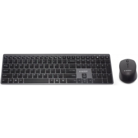 Gembird KBS-ECLIPSE-M500 Keyboard + Mouse US Black | Keyboards ➟ prof.lv