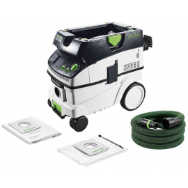 Пылесос для столярных работ Festool CTL 26 E AC, черный/белый/зеленый (574945) | Строительные пылесосы ➟ prof.lv