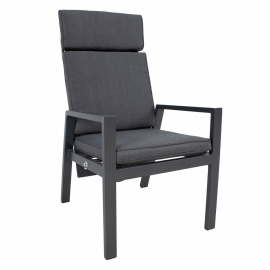 Home4You Garden Chair Tomson 61x69x106cm, Dark Grey (19127) | Garden chairs ➟ prof.lv