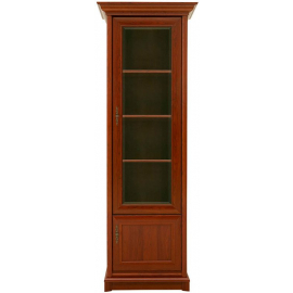 Black Red White Kent Display Cabinet, 204.5x70.5x43cm, Brown (S10-EWIT1DP-KA) | Display cabinets ➟ prof.lv