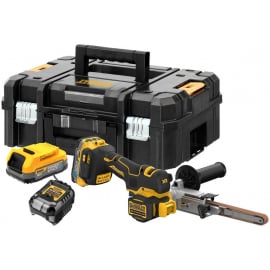 Lentas Slīpmašīna Dewalt DCM200E2T-QW 2x1.7Ah, 18V | Lentas slīpmašīnas ➟ prof.lv